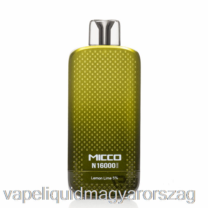 Horizontech Micco N16000 Eldobható Citrom Lime Vape E Cigi